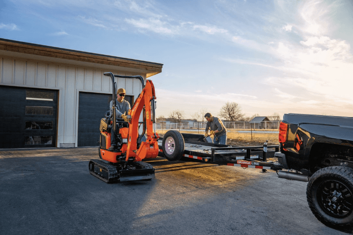 U10 loading onto a trailer