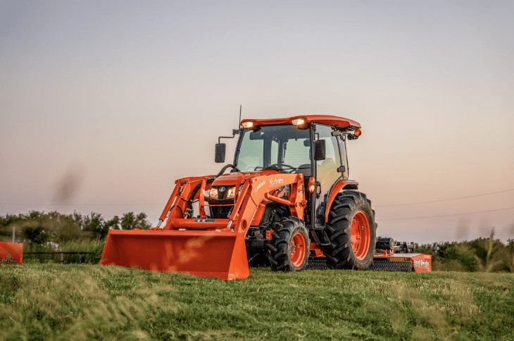 Tractor in a field